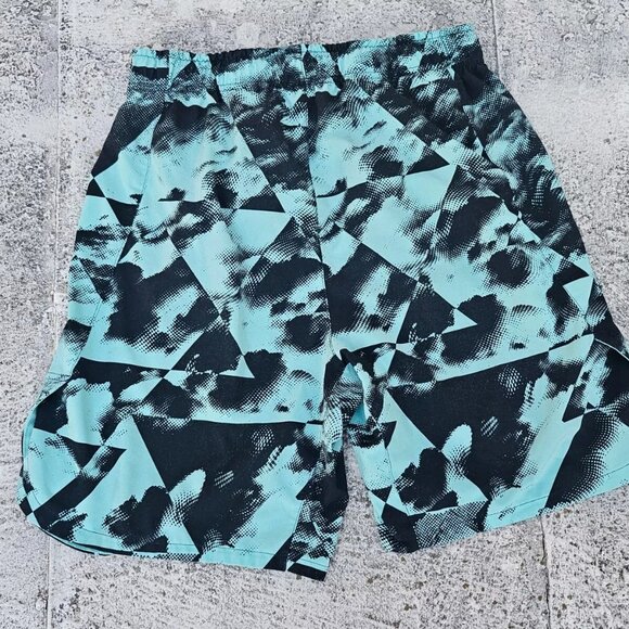 Nike Men Swimming Shorts Black/Blue Dri Fit Sport Athletic Shorts Size M - Picture 3 of 9